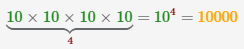 10 в 4 степени