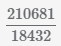 дробь 210681/18432