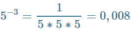 5 в минус 3 степени